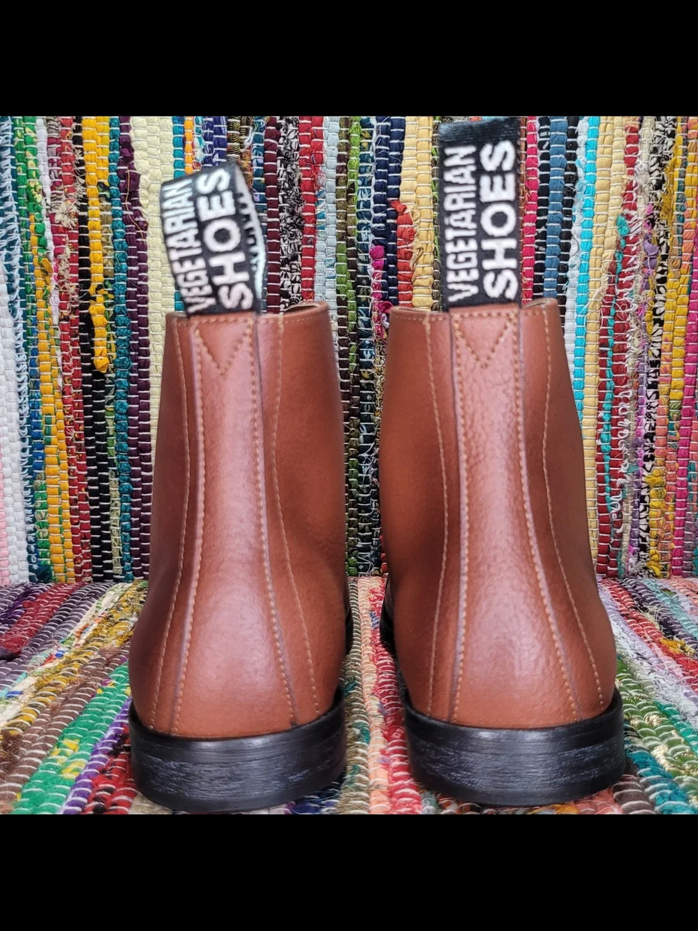 Aubrey Boot in Tan Vegetan Bucky Brand New Womens EU 37  by Vegetarian Shoes